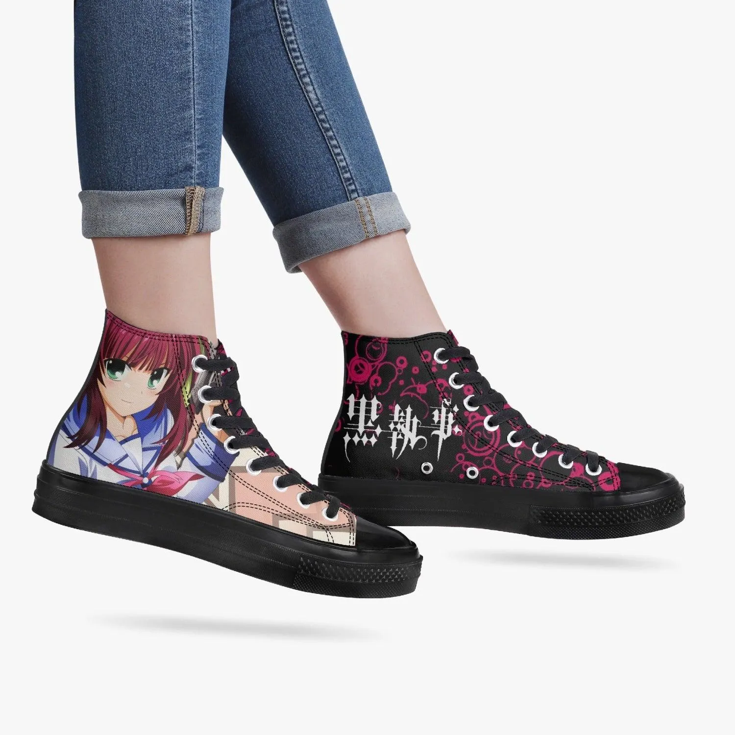 Angel Beats Yuri A-Star High Anime Shoes