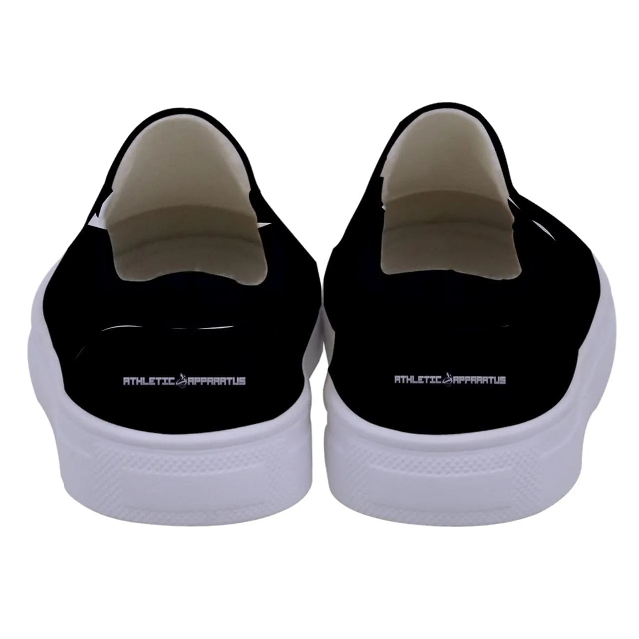 Athletic Apparatus Kids Black WL Canvas Slip Ons