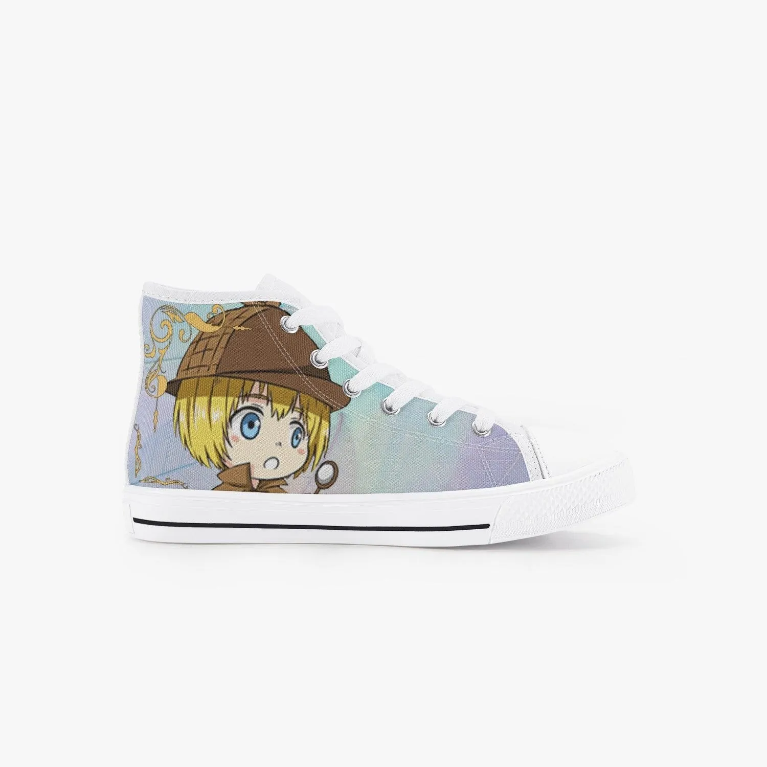 Attack On Titan Armin Alert Kids A-Star High Anime Shoes