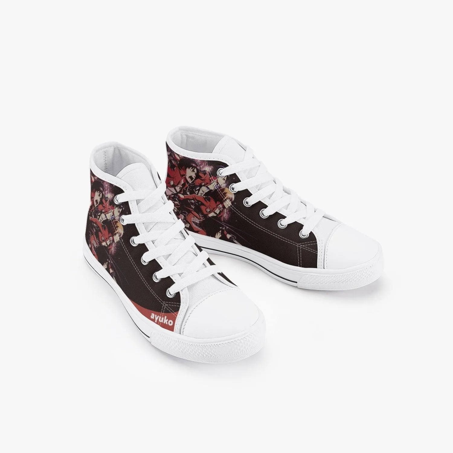 Attack On Titan Eren Levi Armin Kids A-Star High Anime Shoes