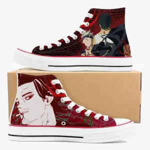 Black Clover Yami Sukehiro A-Star High White Anime Shoes