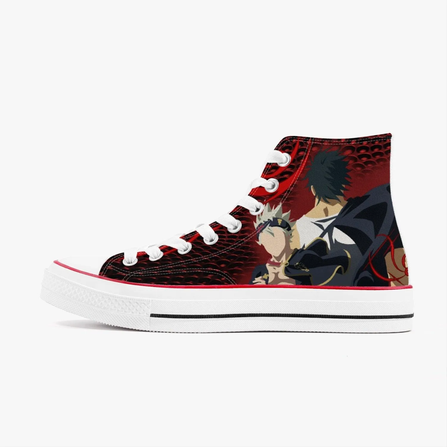 Black Clover Yami Sukehiro A-Star High White Anime Shoes