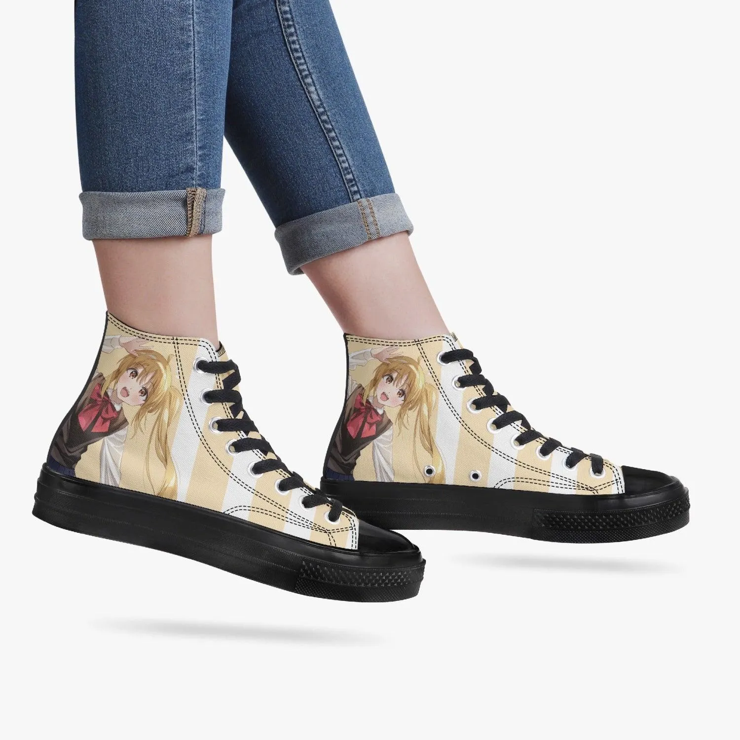 Bocchi The Rock Ijichi, Nijika A-Star High Anime Shoes