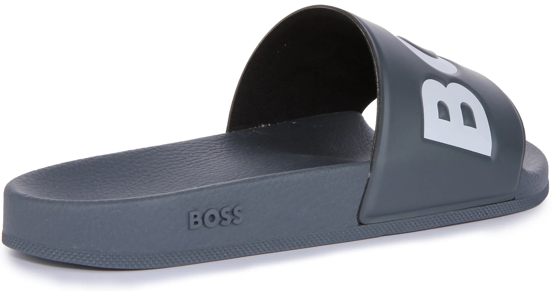 Boss Aryeh Slide In Grey White For Men