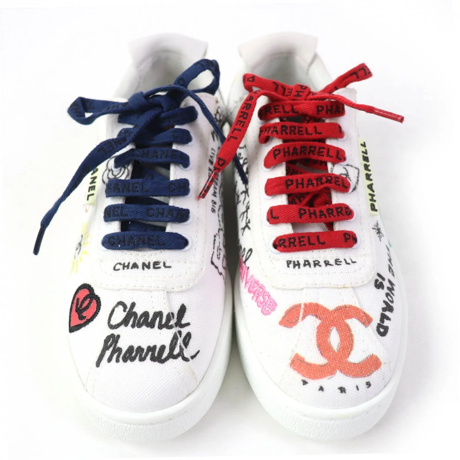 Chanel 19 Canvas Sneakers Multicolor 36