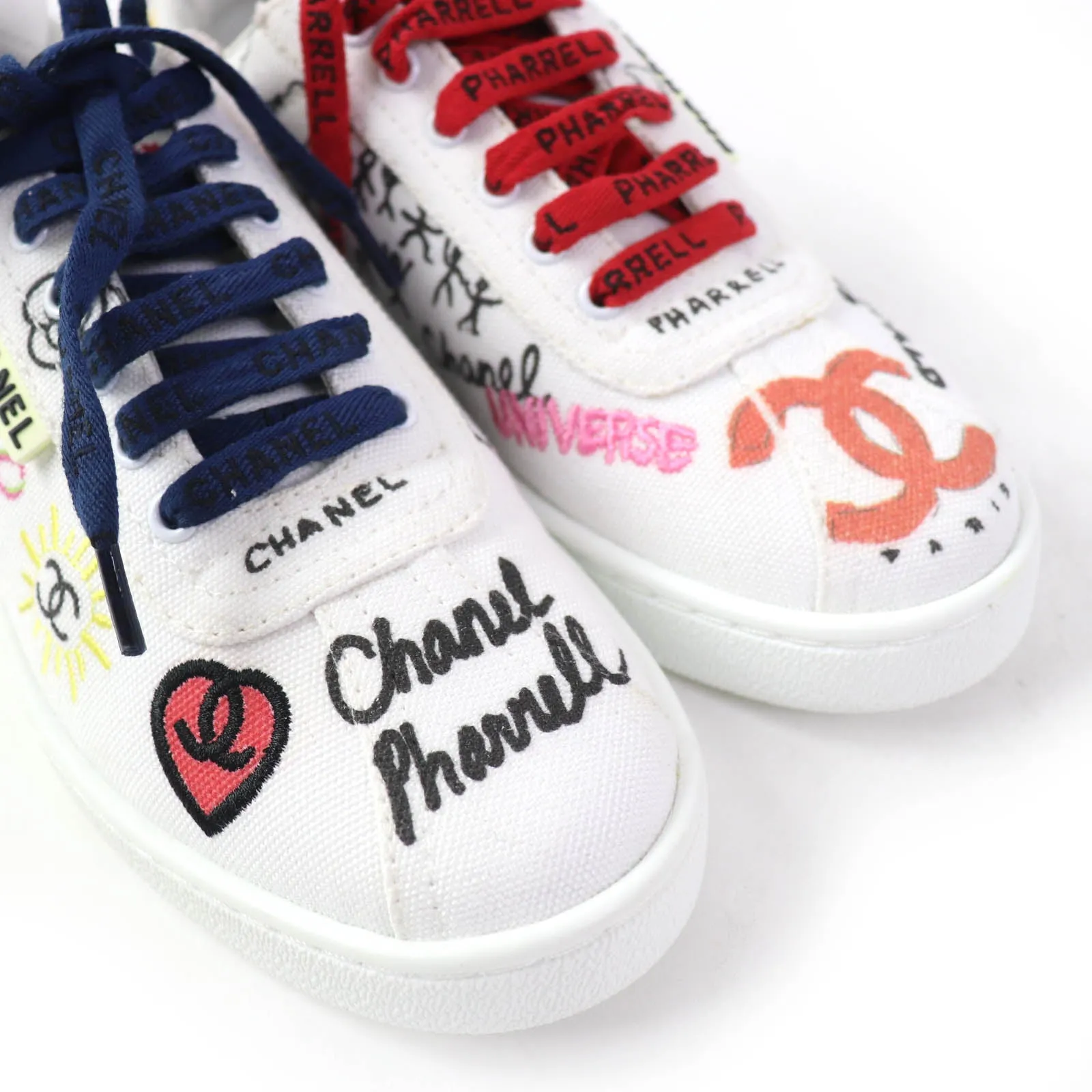 Chanel 19 Canvas Sneakers Multicolor 36