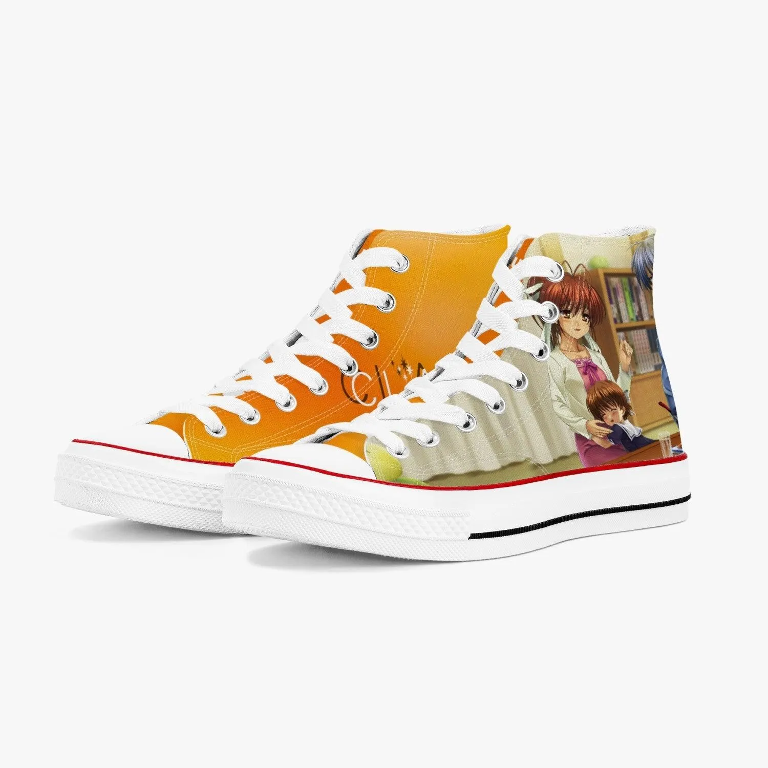 Clannad A-Star High White Anime Shoes