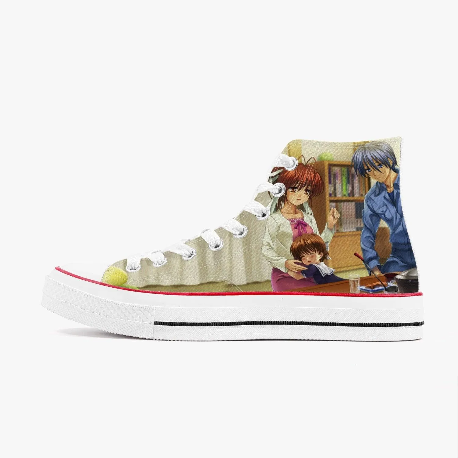 Clannad A-Star High White Anime Shoes