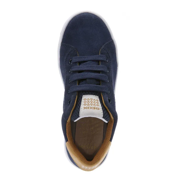 Geox J Rolk J620SD Navy Trainer Style Shoes