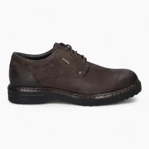 Josef Seibel Erroll 50 Brown Low Shoe with TopDryTex & Removable Footbed - Wide Fit, Waterproof