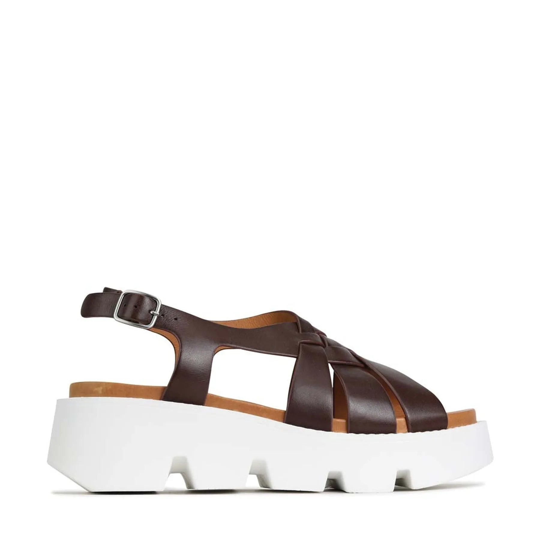 KAILYN LEATHER PLATFORM SANDALS