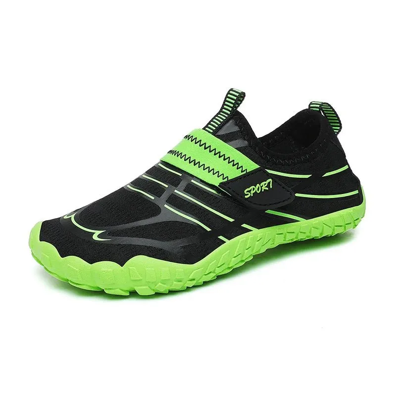 Kids' Colorful Water Shoes - Barefoot Aqua Sneakers