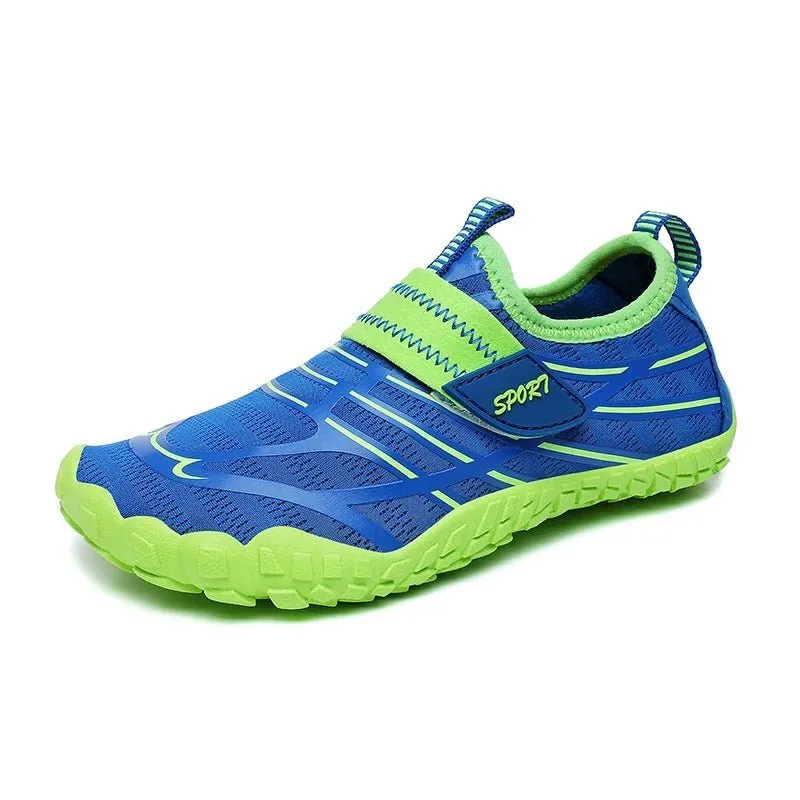 Kids' Colorful Water Shoes - Barefoot Aqua Sneakers