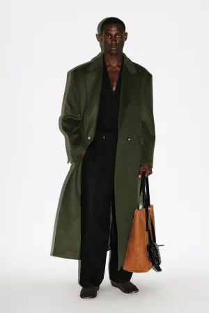 Manhattan Oversized Overcoat  |  Deep Moss