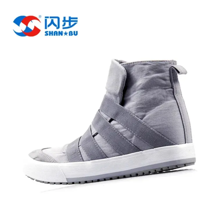 Men's High Cut Strap Canvas Shoes -Casual Lightweight Flat Shoe