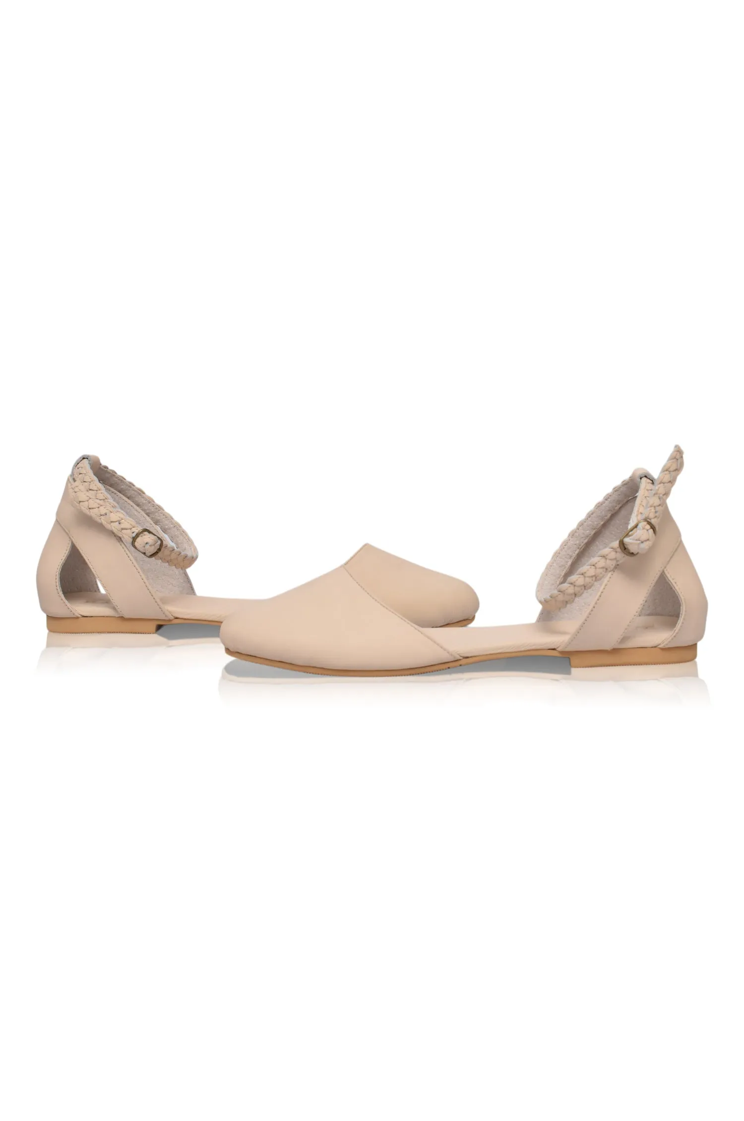 Paris Leather Ballet Flats (Sz. 4 - 12)