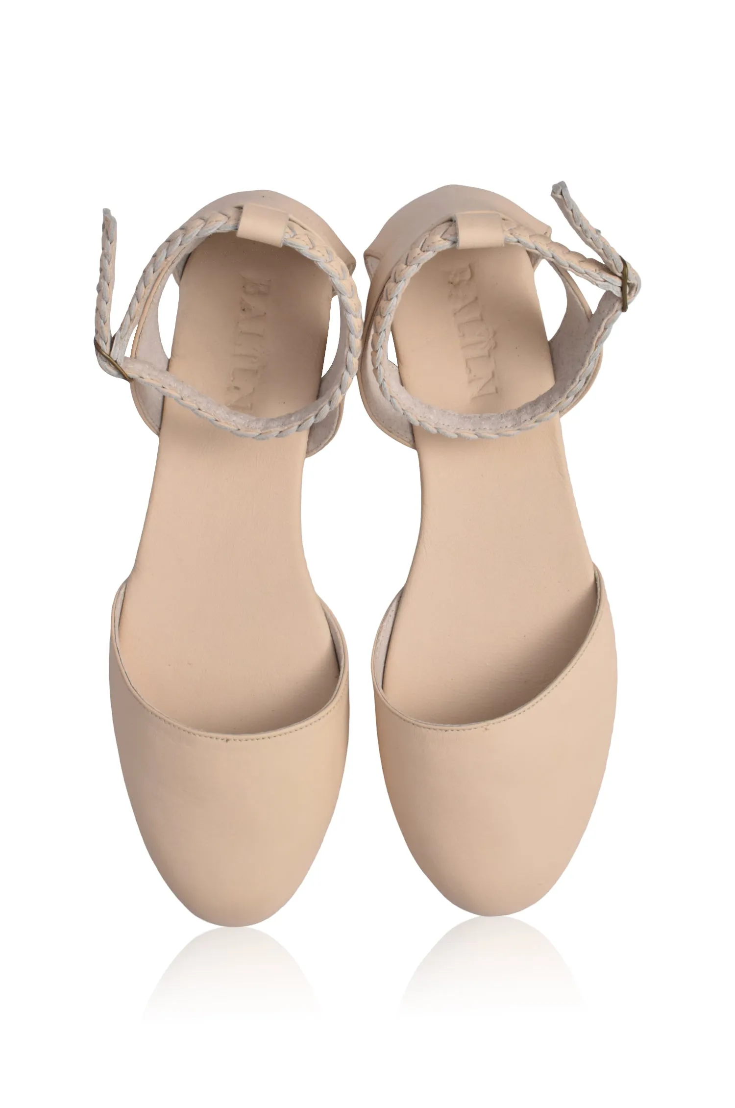 Paris Leather Ballet Flats (Sz. 4 - 12)