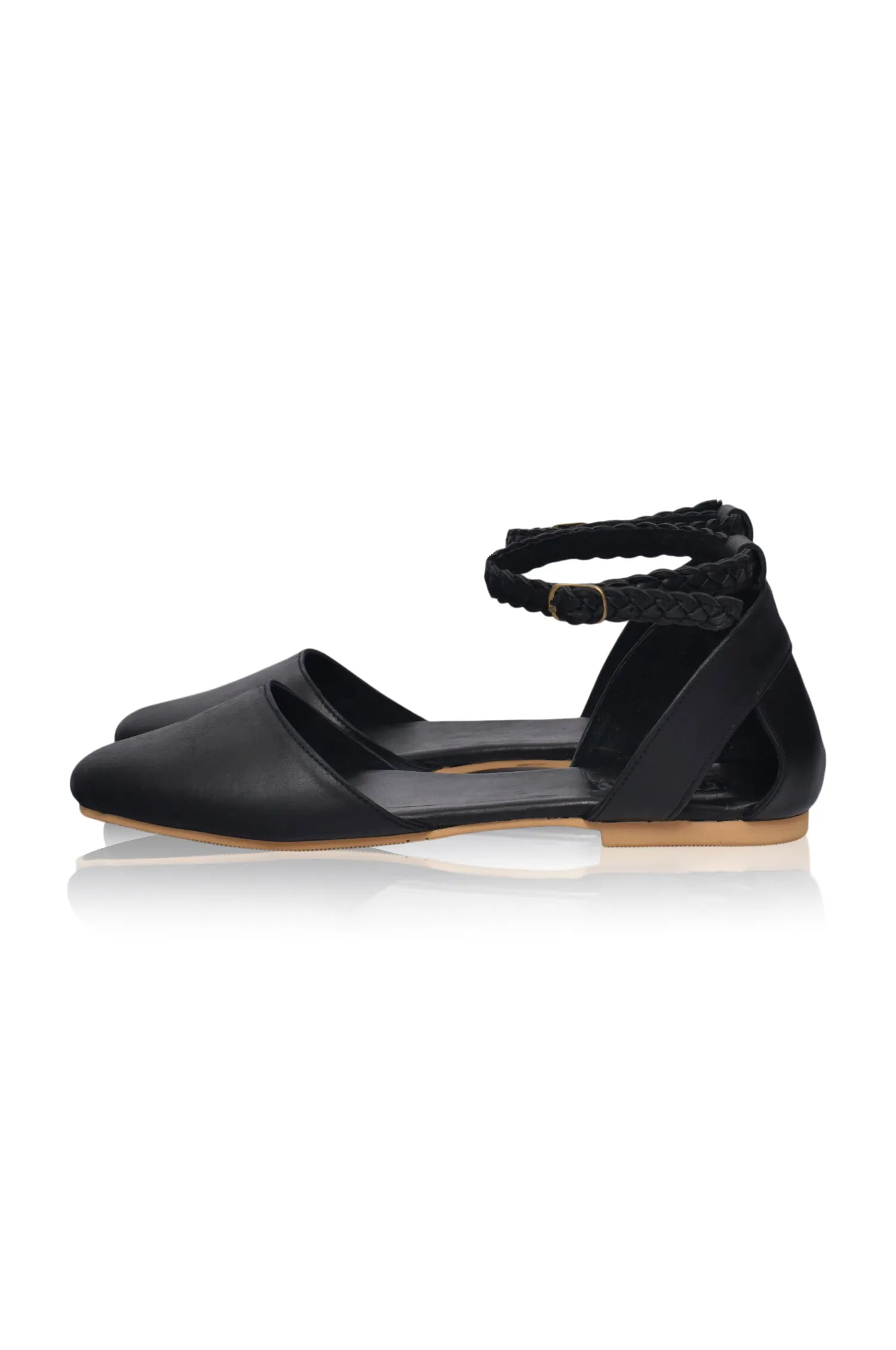 Paris Leather Ballet Flats (Sz. 4 - 12)