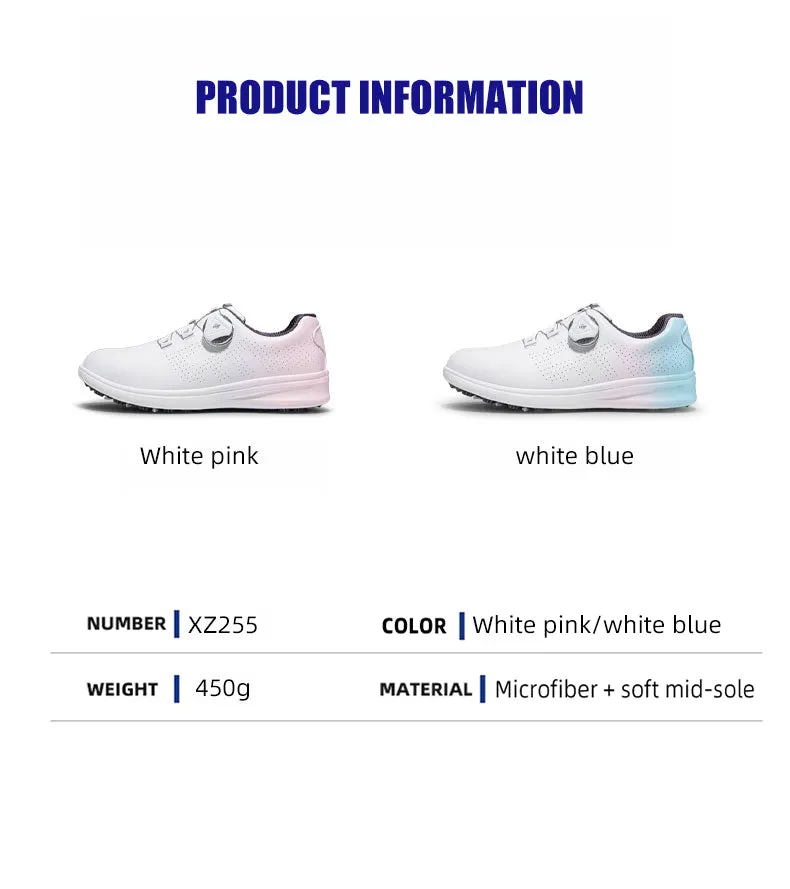 PGM XZ255 ladies golf trainers shoes comfortable golf shoe with custom logo