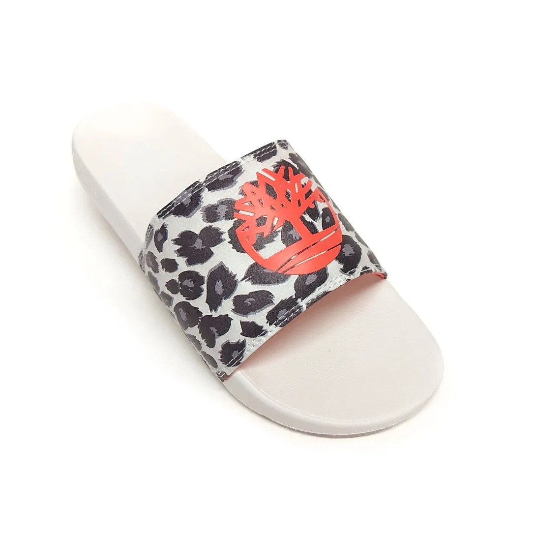 Playa Sands Slide Sandals with Animalier Print