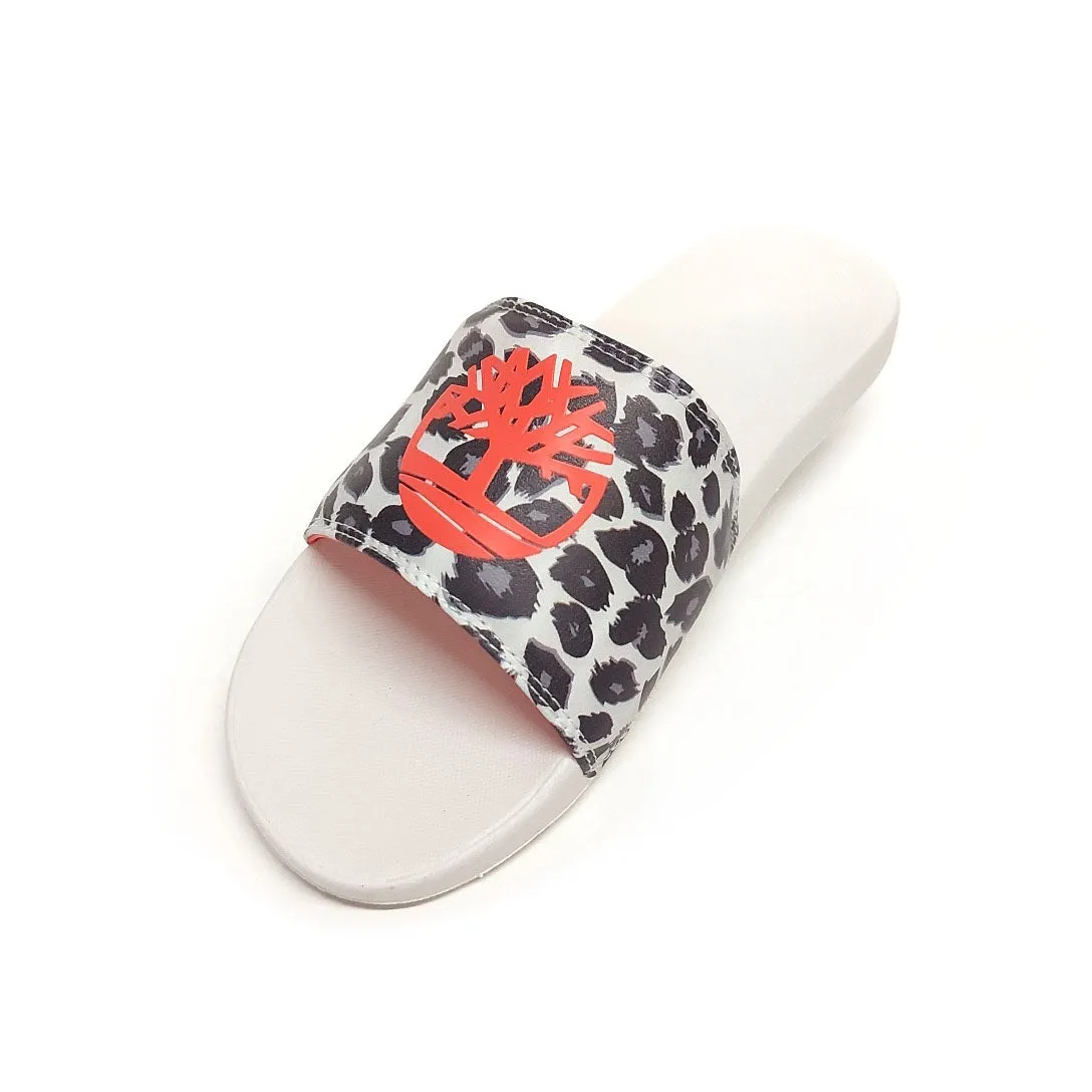 Playa Sands Slide Sandals with Animalier Print