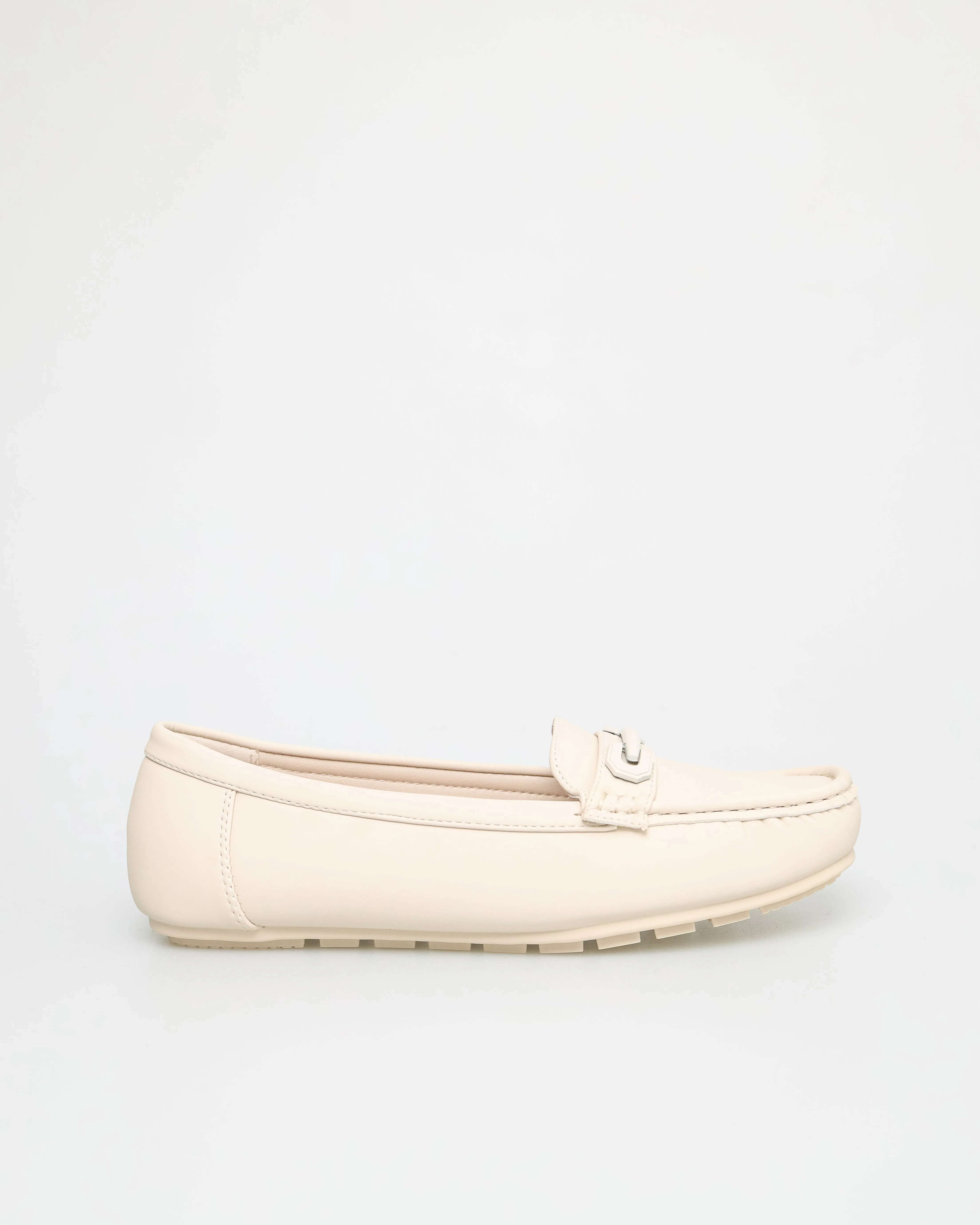 Tomaz NN256 Ladies Horsebit Flats (Beige)