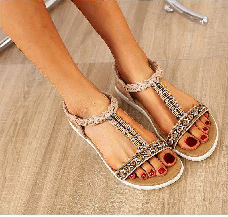 Vanccy Lightweight Comfortable Bohemian Women Sandals