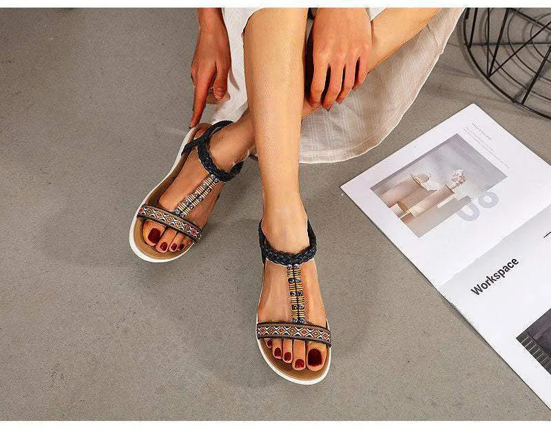 Vanccy Lightweight Comfortable Bohemian Women Sandals