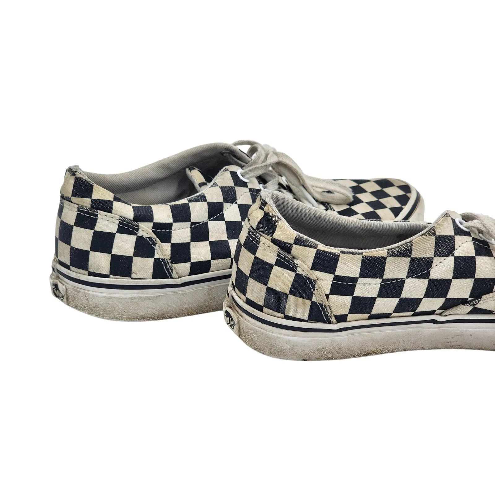 Vans Off The Wall Shoes Womens 8 Checkerboard Canvas Skater Low Top Sneakers