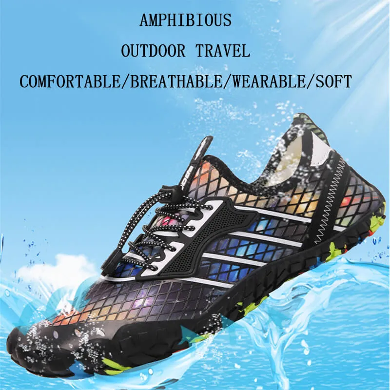 Water Shoes Swim Surf Shoes Beach Pool Shoes Wide Toe Hiking Water Sneakers Quick Dry Aqua Shoes for Men and Women