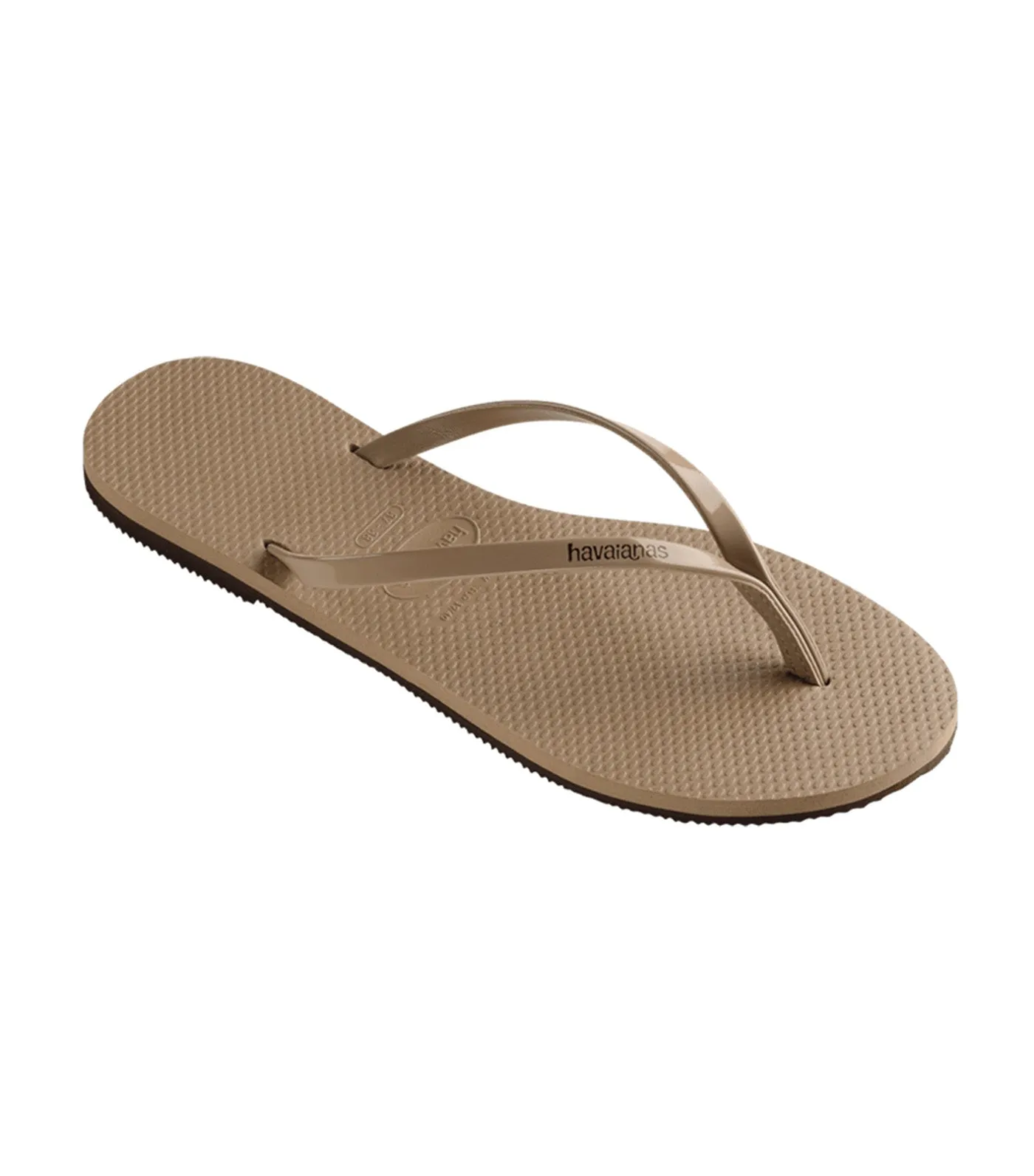 You Metallic Flip Flops Rose Gold