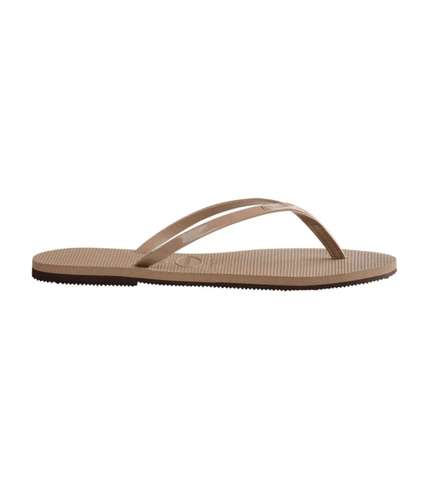 You Metallic Flip Flops Rose Gold